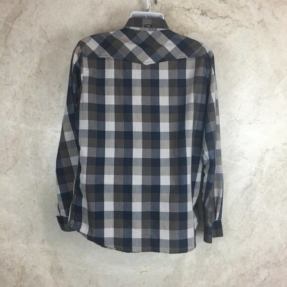 Volcom Men's Workwear Long Sleeve Plaid Shirt with Snap-Buttons Size L - Picture 11 of 16
